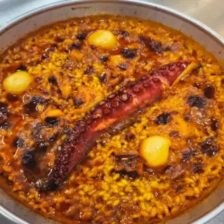 Arroz con Pulpo Estilo Galicia
